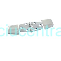 Nerūdijančio plieno lankstas su dangteliu 76 mm